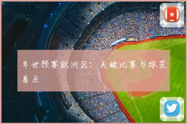 年世预赛欧洲区：关键比赛与球星看点