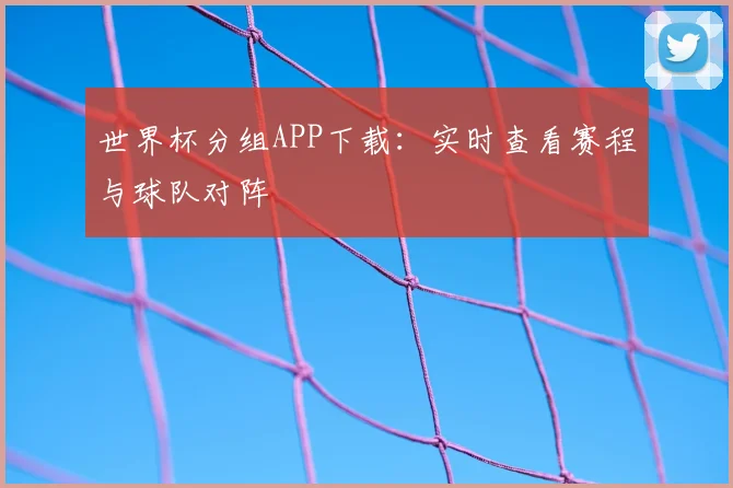 世界杯分组APP下载：实时查看赛程与球队对阵